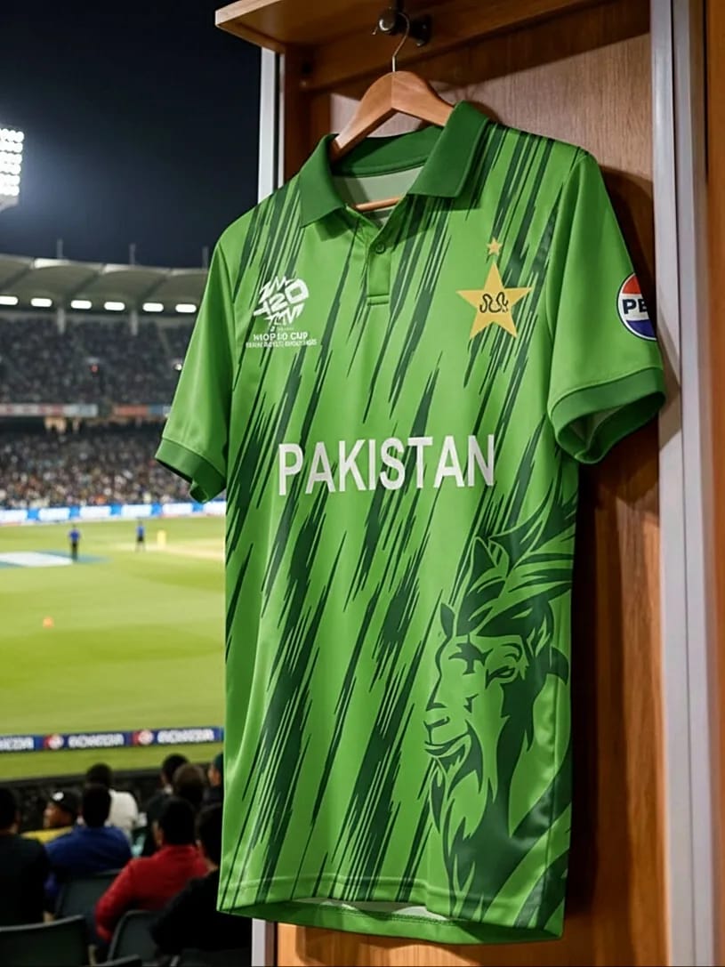 Pakistan T20 World Cup 2026 Jersey | Green Storm Concept Kit pakistan worid cup jersy